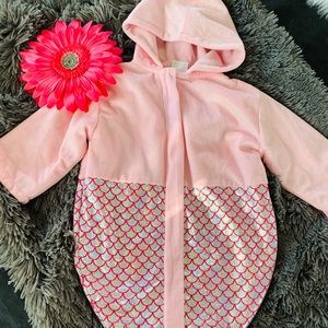 Mermaid baby girl sleeper